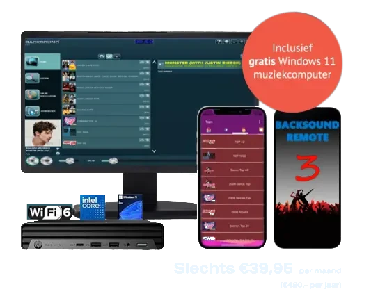 Muziekcomputer voor kantoor